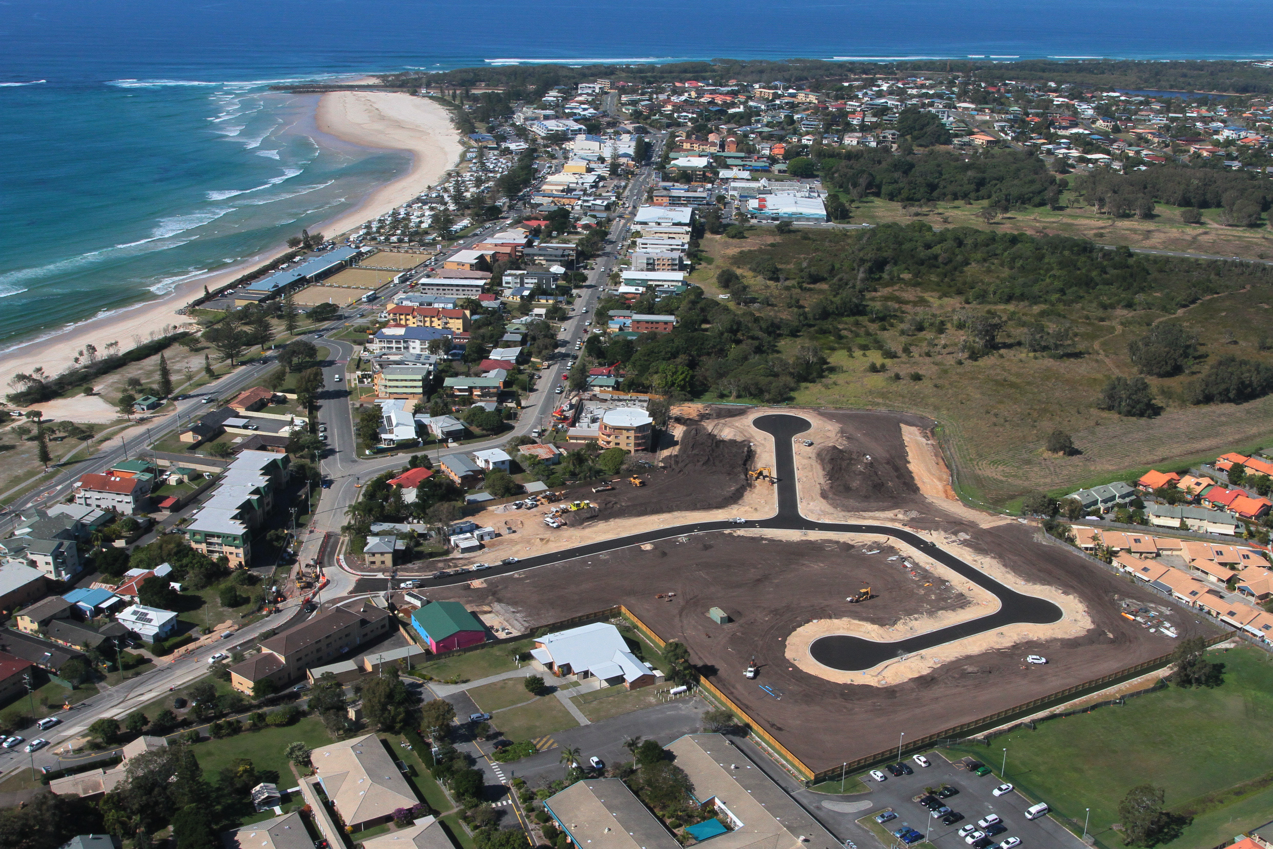The Dunes Estate was constructed in the heart of Kingscliff